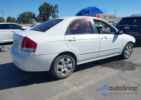 2009 Kia Spectra Ex from USA, damaged, VIN KNAFE222295657899